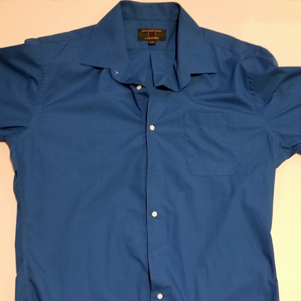 Alexander Julian Blue Button Up Long Sleeve